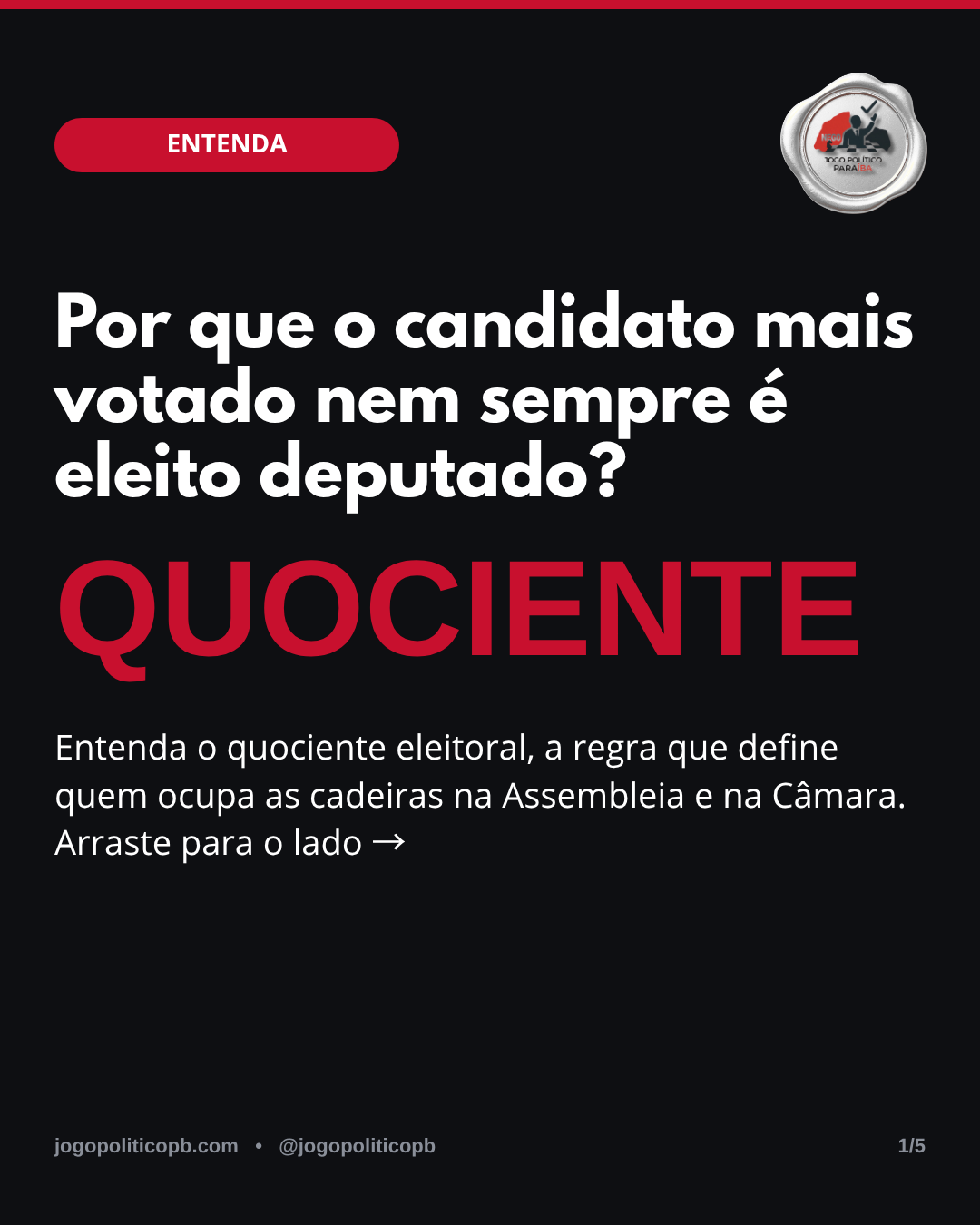 Quociente eleitoral: por que o mais votado nem sempre é eleito