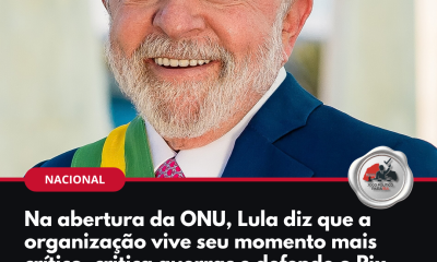 Lula na abertura da Assembleia Geral da ONU