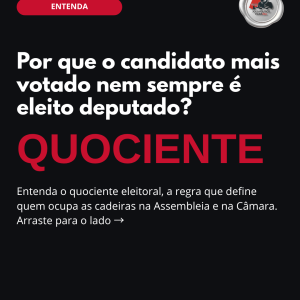 Quociente eleitoral: por que o mais votado nem sempre é eleito