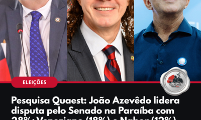 Pesquisa Quaest para o Senado na Paraíba
