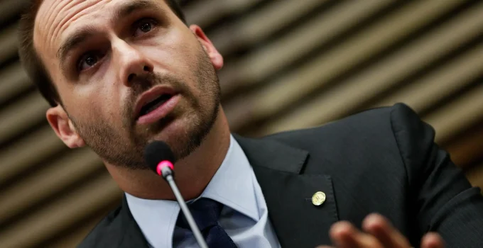 Eduardo Bolsonaro reage a condenação do STF: "Objetivo é me tirar das eleições" e alega nulidade da sentença
