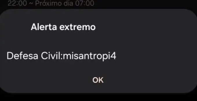 Alerta de Misantropia: Invasão Hacker no Sistema da Defesa Civil Acorda Milhões com Mensagem Misteriosa e Gera Revolta