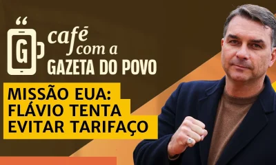 Flávio Bolsonaro Viaja aos EUA para Tentar Barrar Tarifa de 25% Sobre Produtos Brasileiros Antes de Decisão de Trump