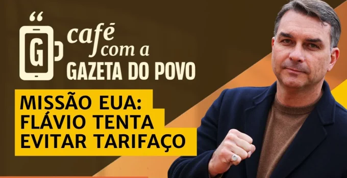 Flávio Bolsonaro Viaja aos EUA para Tentar Barrar Tarifa de 25% Sobre Produtos Brasileiros Antes de Decisão de Trump