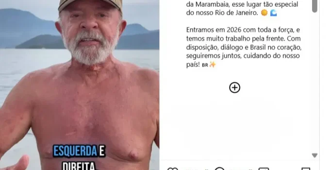 Lula na Praia: Presidente defende fim do "preconceito entre esquerda e direita" e compara com ondas do mar em vídeo viral