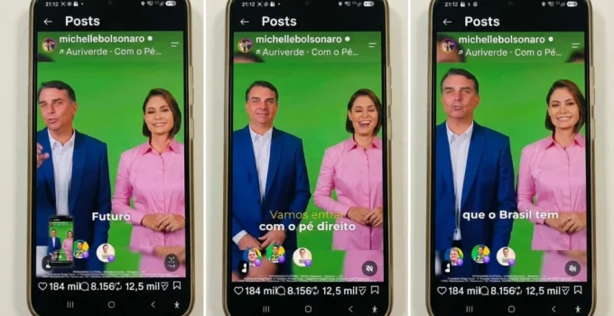 Michelle e Flávio Bolsonaro: Reconciliação em Vídeo de Campanha Sinaliza União Rumo às Eleições