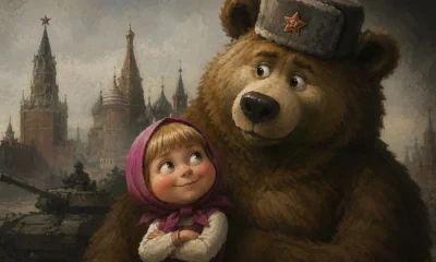 Masha e o Urso: Desenho Infantil Sob Fogo Cruzado por Acusações de Propaganda Russa e Regime Autoritário