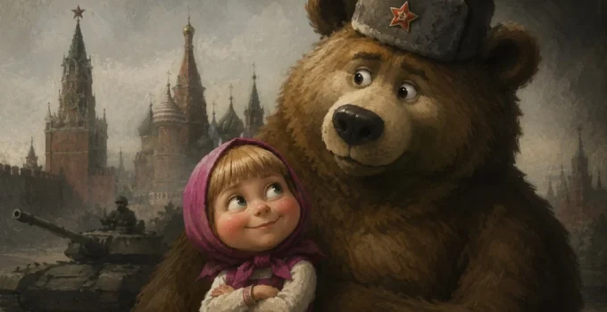 Masha e o Urso: Desenho Infantil Sob Fogo Cruzado por Acusações de Propaganda Russa e Regime Autoritário