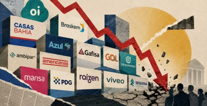 Gigantes Brasileiras Derretem na Bolsa: Sequoia, Gafisa e Azul Perdem Quase Tudo em 2023, Entenda o Colapso