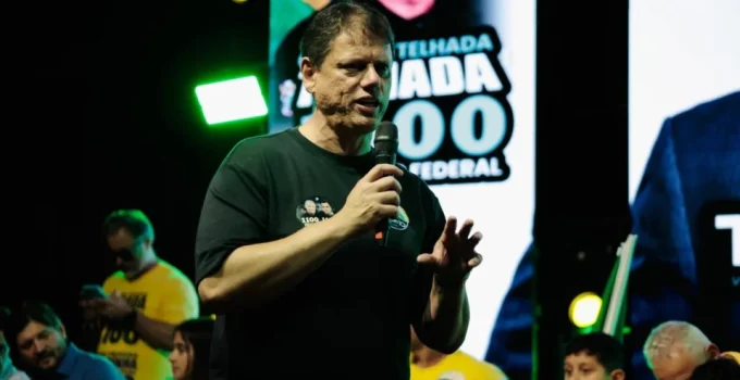 Tarcísio de Freitas estreita laços com Flávio Bolsonaro e compara Brasil a Israel sob "opressão" em discurso religioso