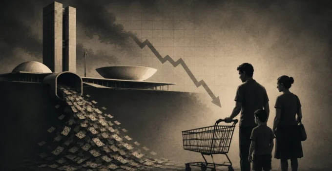 Desaceleração Econômica: PIB Fraco e Consumo em Queda Ignoram Estímulos Fiscais Bilionários do Governo