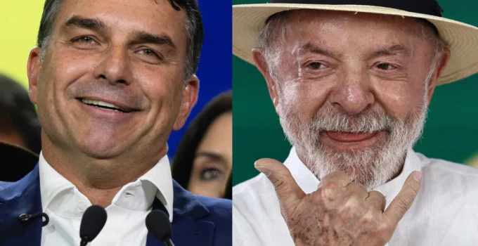 Lula promete 'caneta emagrecedora' grátis no SUS e Flávio Bolsonaro reage: "Comprar voto dos pobres"