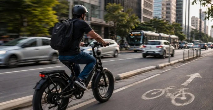 Bicicletas Elétricas Sem Placa e CNH Colidem com Trânsito: Aumento de Acidentes e Desafios para a Fiscalização
