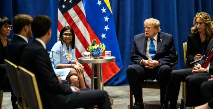 Trump e Delcy Rodríguez: "Reunião Histórica" Abre Caminho para Acordos Bilionários entre EUA e Venezuela