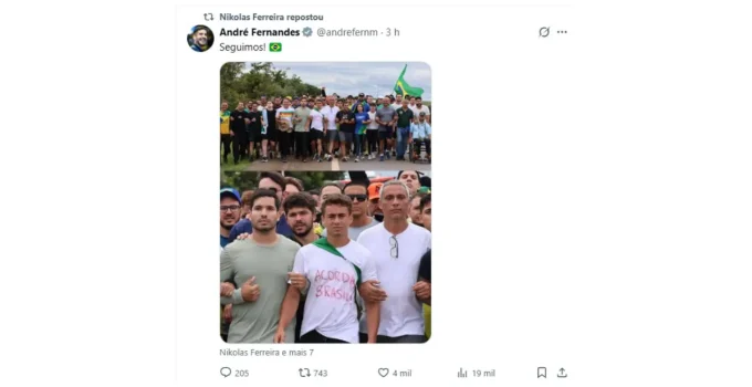 Caminhada da Liberdade: Nikolas Ferreira completa 90 km em apoio a Bolsonaro e contra penas de 8 de janeiro