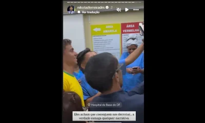 Nikolas Ferreira visita apoiadores feridos por raio após caminhada de 255 km e declara: "Eles acham que podem nos derrotar"
