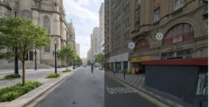 IA redesenha cidades brasileiras: Veja o antes e depois com soluções simples que transformam a paisagem urbana
