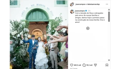 Geraldo Alckmin e Alexandre de Moraes Prestigiam Casamento de João Campos e Tabata Amaral em Pernambuco