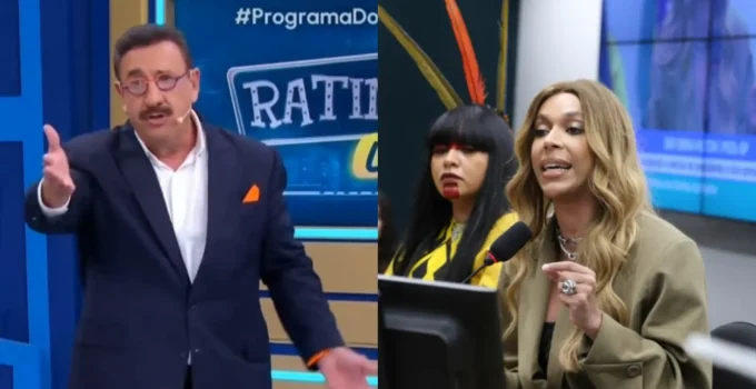 Erika Hilton aciona MPF contra Ratinho e SBT por falas transfóbicas sobre eleição na Comissão da Mulher