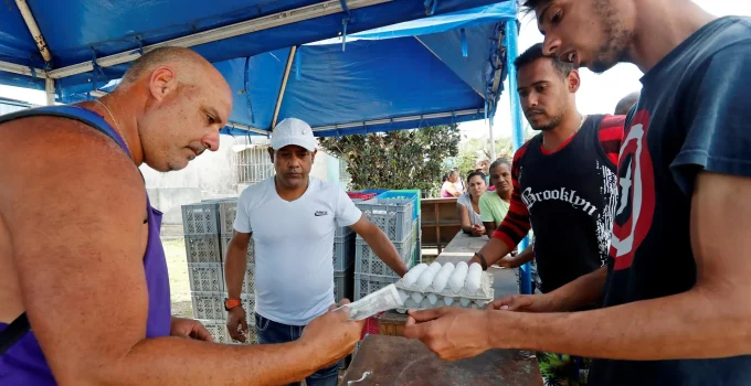 Cuba: Venda "Controlada" de Ovos Expõe o Fiasco Comunista e Gera Filas e Indignação em Las Tunas