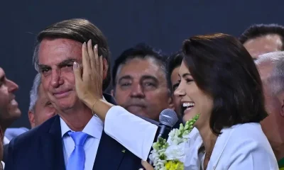 Michelle Bolsonaro anuncia melhora de Jair Bolsonaro: seis dias sem soluços e início da fisioterapia
