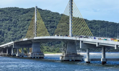 Ratinho Junior anuncia inauguração da Ponte de Guaratuba em 29 de abril, encerrando mais de 50 anos de espera