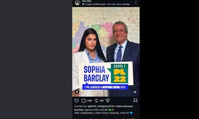 Sophia Barclay, a "Trans de Direita", filia-se ao PL de Valdemar Costa Neto para disputar o Congresso e promete confrontar a "agenda woke"