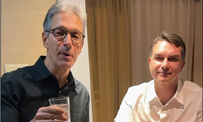 Zema brinca e convida Flávio Bolsonaro para ser seu vice em vídeo; senador reage com surpresa