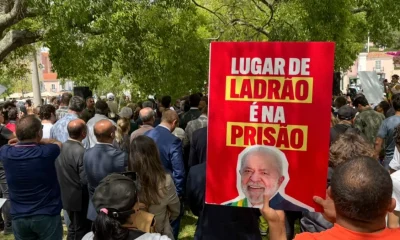Lula em Lisboa: Protesto de Direita Grita "Lula Ladrão" e Compara Presidente Brasileiro a Líderes Autoritários
