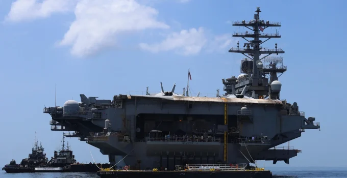 Gigante dos Mares: Porta-aviões Nuclear USS Nimitz dos EUA Anunciado para Chegar ao Rio de Janeiro em Maio