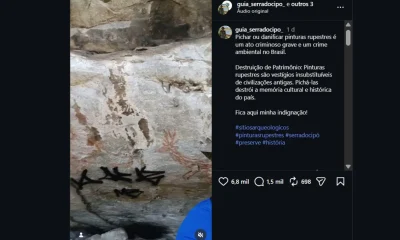 Vandalismo Choca Serra do Cipó: Pinturas Rupestres Milenares Pichadas em Minas Gerais, Crime Cultural Detonado!