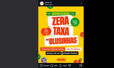 Governo Lula celebra fim da "taxa das blusinhas": imposto criado e revogado pela mesma gestão em ano eleitoral