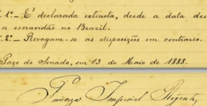 13 de Maio: Por Que a Abolição da Escravatura Não Virou Feriado Nacional e o Que Isso Diz Sobre o Brasil?