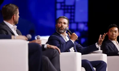 Filho de Trump, ao lado de dono da JBS, critica dependência do Brasil da China e defende laços com EUA
