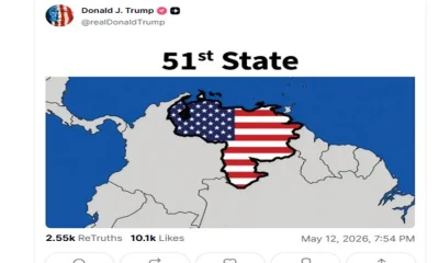 Trump divulga mapa da Venezuela como 51º estado dos EUA e gera polêmica internacional