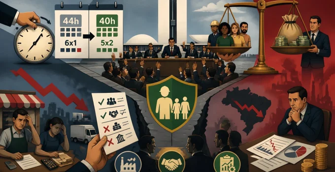Fim da Escala 6x1: Redução da Jornada para 40 Horas e Impacto no Mercado de Trabalho Brasileiro em 2025