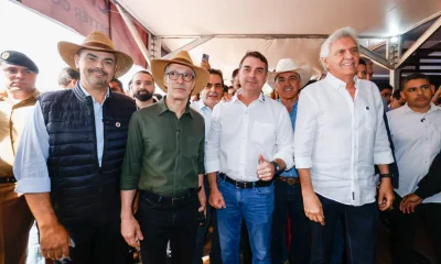 Flávio Bolsonaro, Zema e Caiado Superam Divergências e Selam Pacto para Unir a Direita Contra Lula em 2026